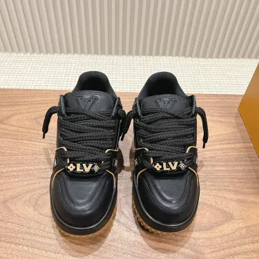 Louis Vuitton LV Sneaker Black Shoes