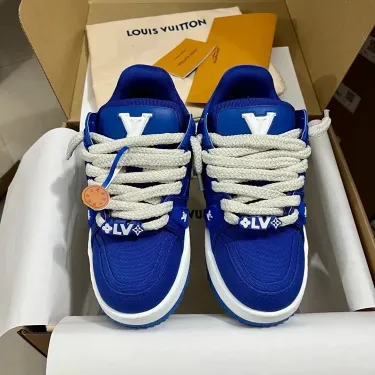 Louis Vuitton LV Sneakers Blue Shoes