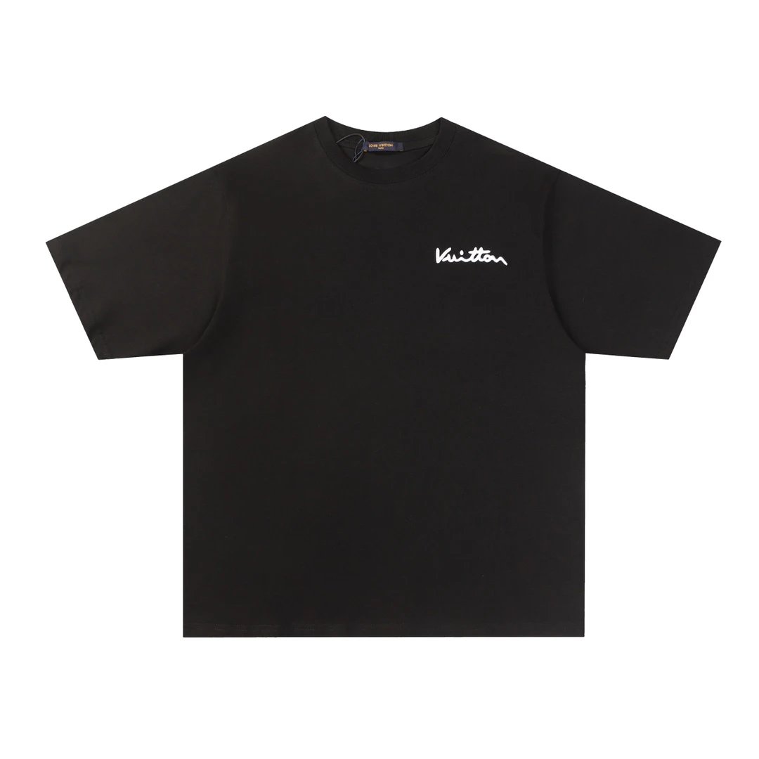 Louis Vuitton Signature Logo T-Shirt Black