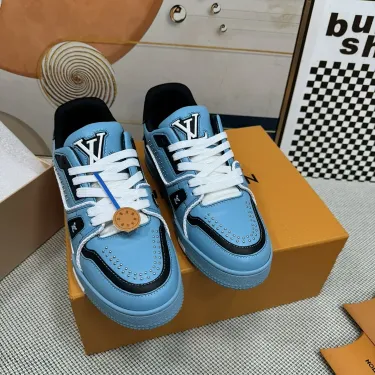 Louis Vuitton Sneakers Light Blue Shoes