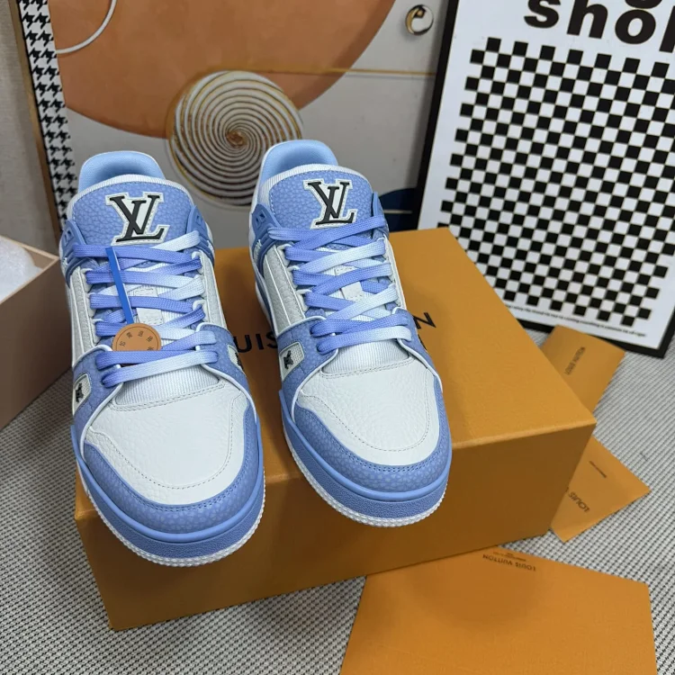 Louis Vuitton Sneakers Light Blue Shoes
