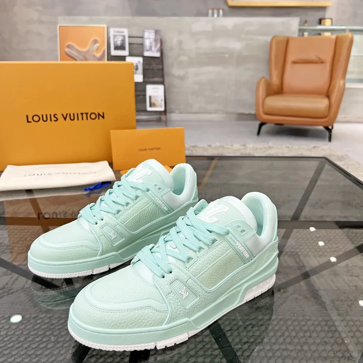 Louis Vuitton Sneakers Mint Green Shoes