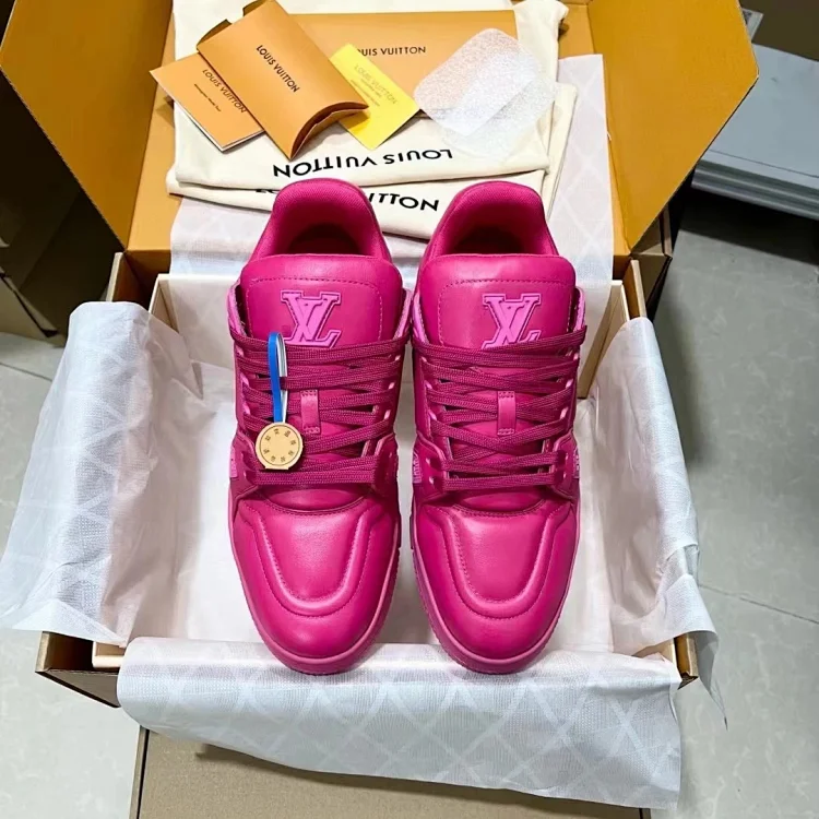 Louis Vuitton Sneakers Pink Shoes