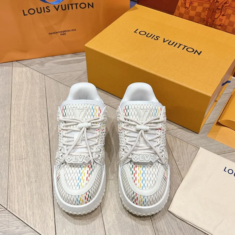 Louis Vuitton Sneakers White Multi-Color Shoes