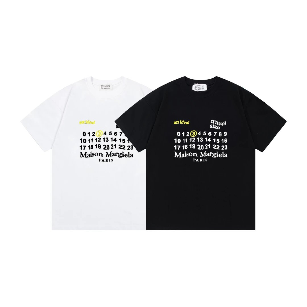 Maison Margiela an Ideal Travel Size T-Shirt White/Black