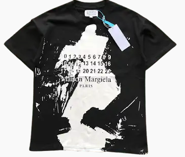 Maison Margiela Graphic T-Shirt Black T-Shirts