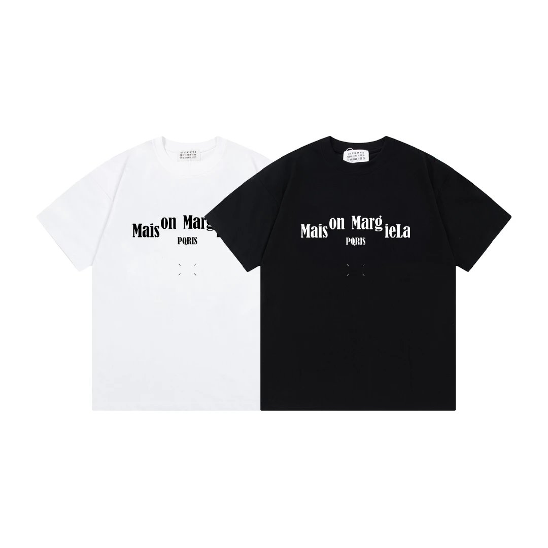 Maison Margiela Logo Graphic T-Shirt White/Black