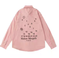 Maison Margiela Long Sleeve Shirt Pink Mise