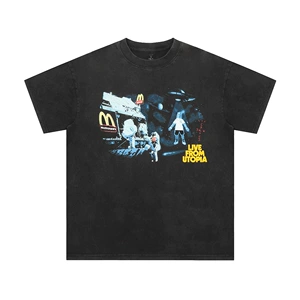 McDonald's Live from Utopia T-Shirt Black T-Shirts