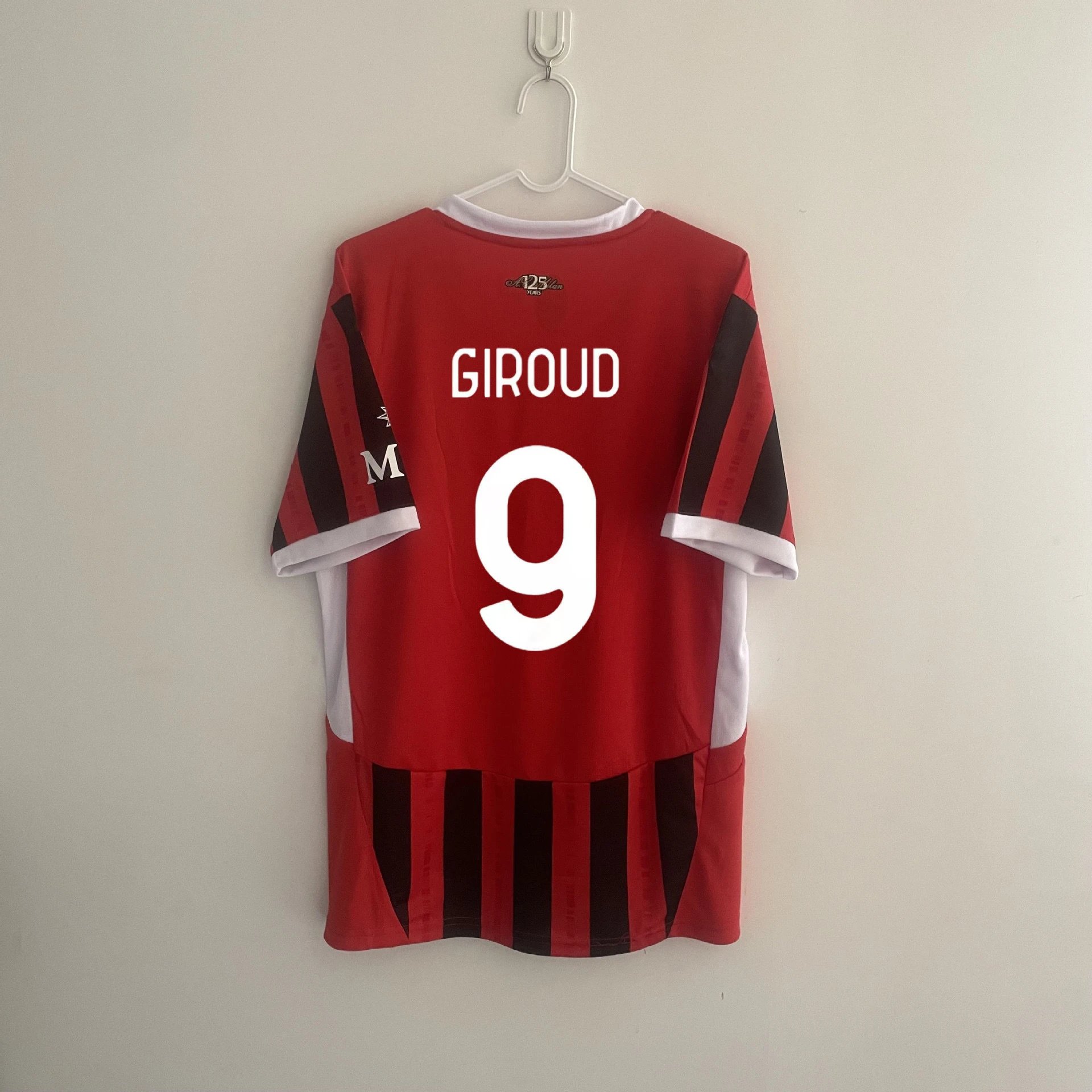 Rafael Leao Signed AC Milan Home Soccer Jersey 10 US Size XL with Beckett COA