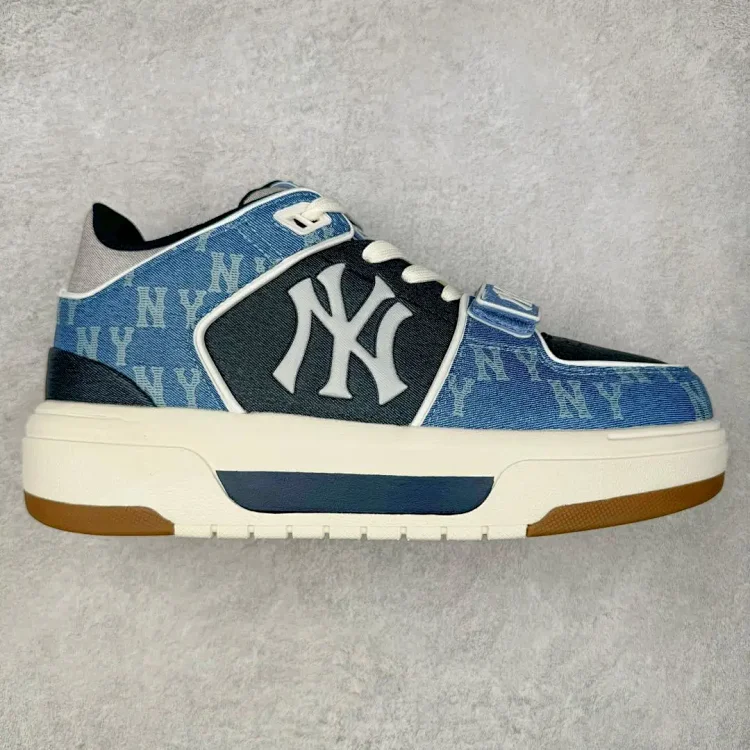 MLB Chunky Liner Mid Classic Monogram NY Navy