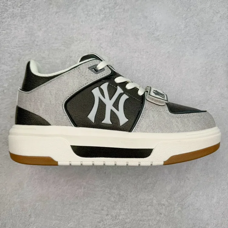 MLB Sneakers Grey Black Shoes