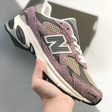 New Balance 990v5 Purple/Gray/Beige Shoes
