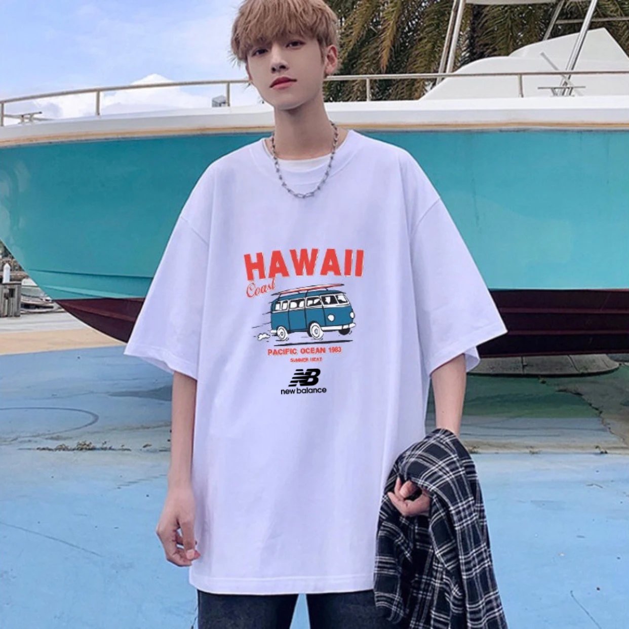 New Balance Hawaii Coast T-Shirt White