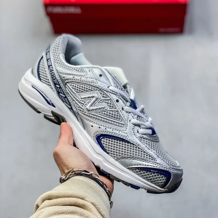New Balance MR400 Silver Blue Shoes