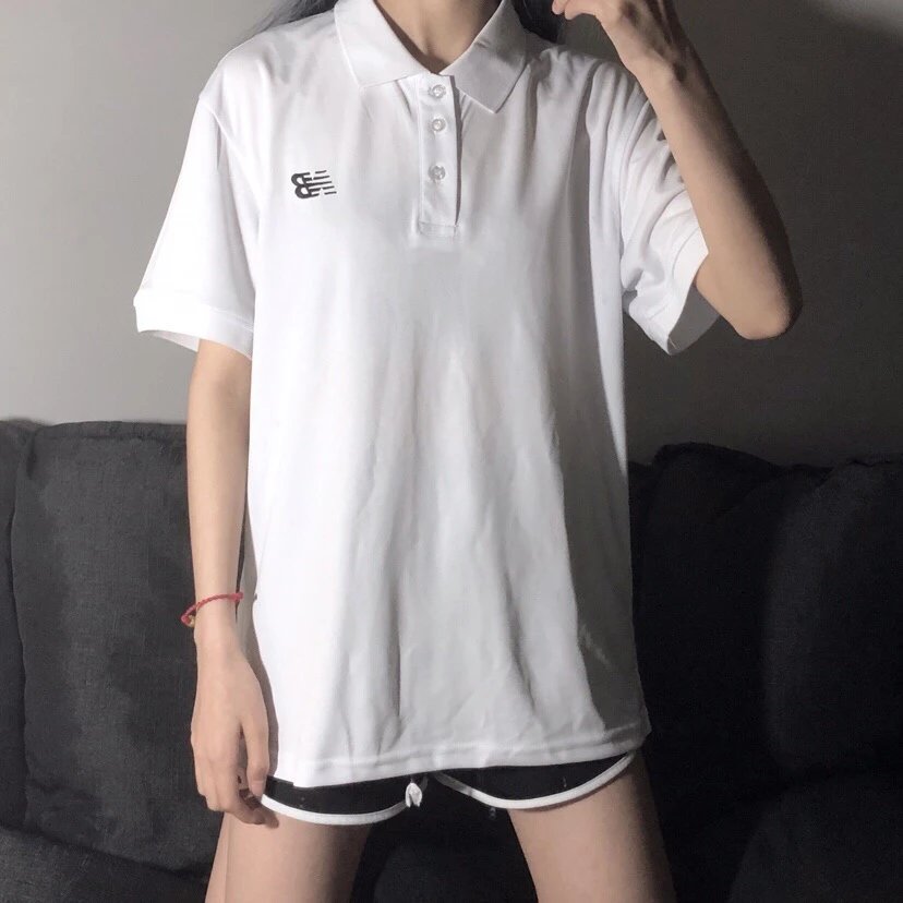 New Balance Polo T-shirt White