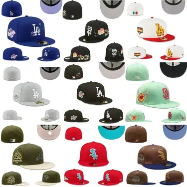 New Era Snapback Caps - Various Designs, Multi-Color, Mise