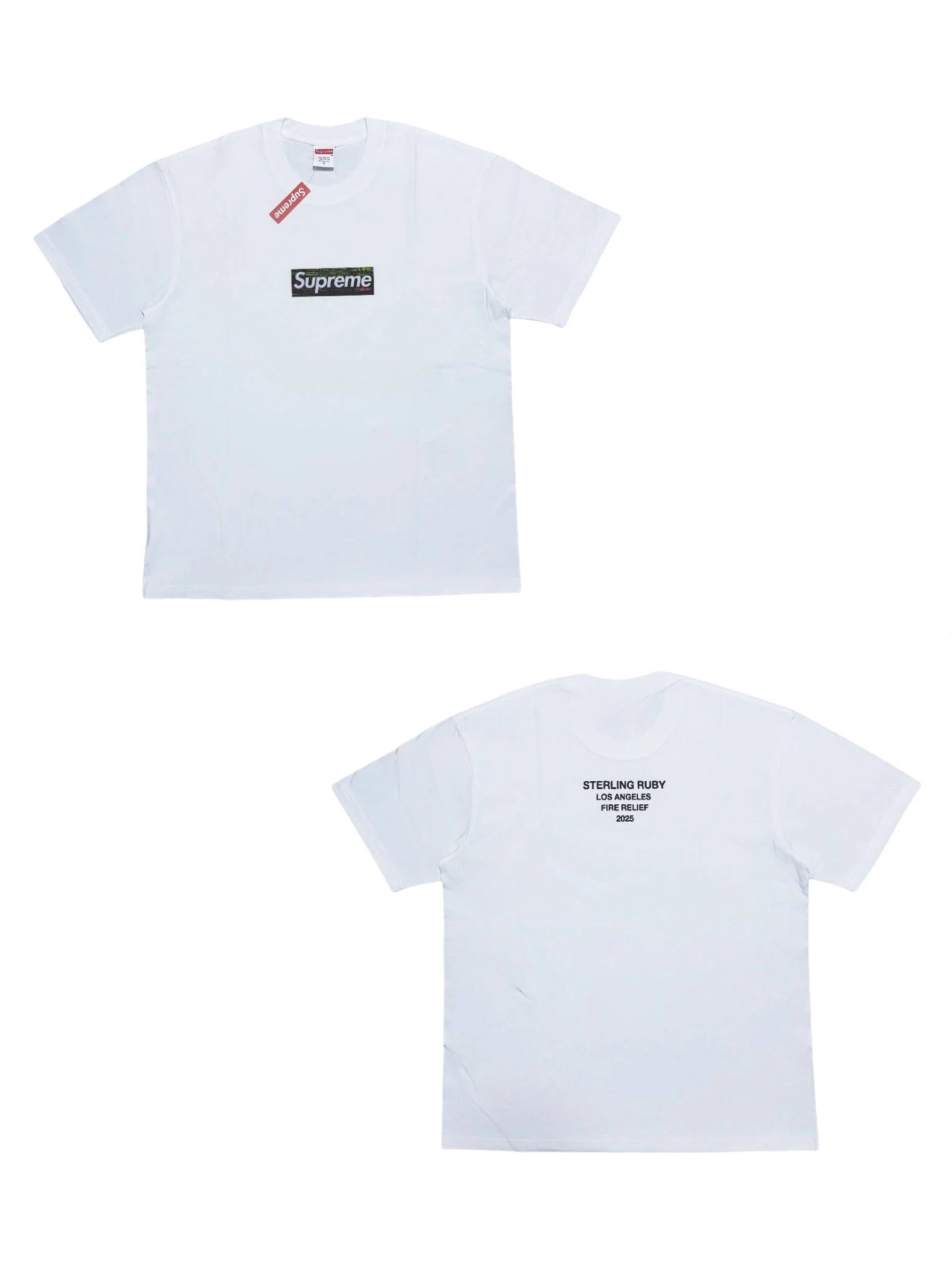 MM6 Maison Margiela Kids Cotton T-shirt with number & logo print in White and Black
