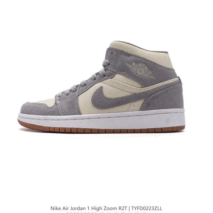 Nike Air Jordan 1 High Zoom R2T Gray Shoes