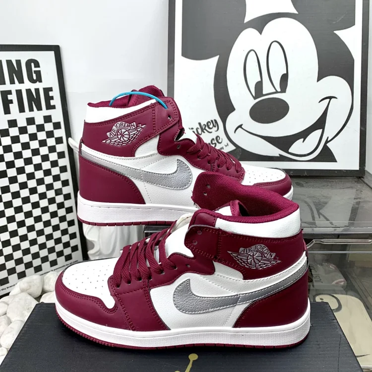 Nike Air Jordan 1 Maroon Shoes
