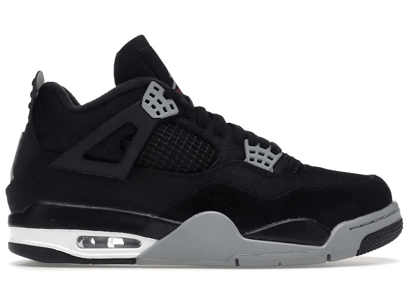 Nike Air Jordan 4 Retro Black/Red-Cement Grey
