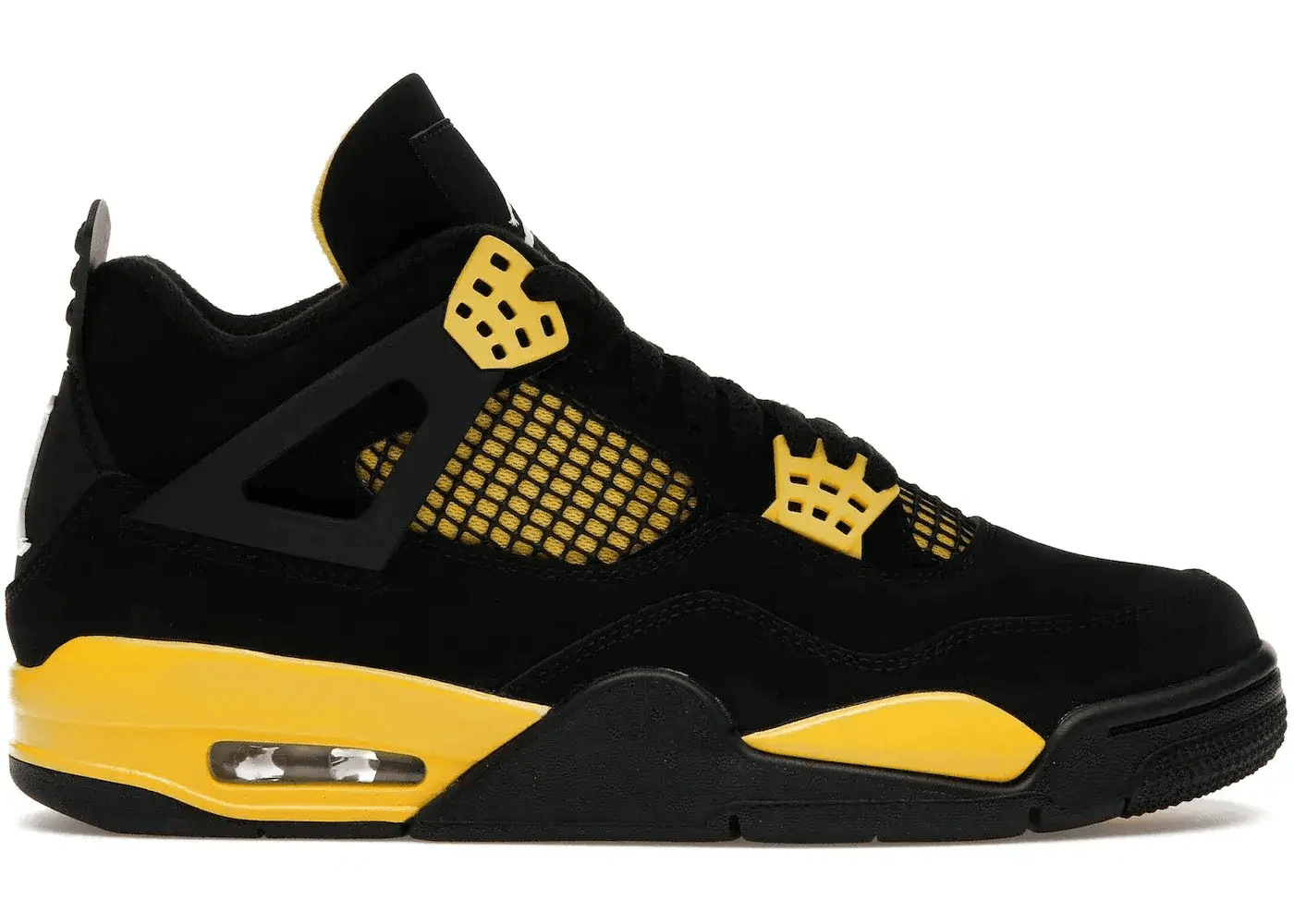 Nike Air Jordan 4 Retro 'Thunder' Black Yellow