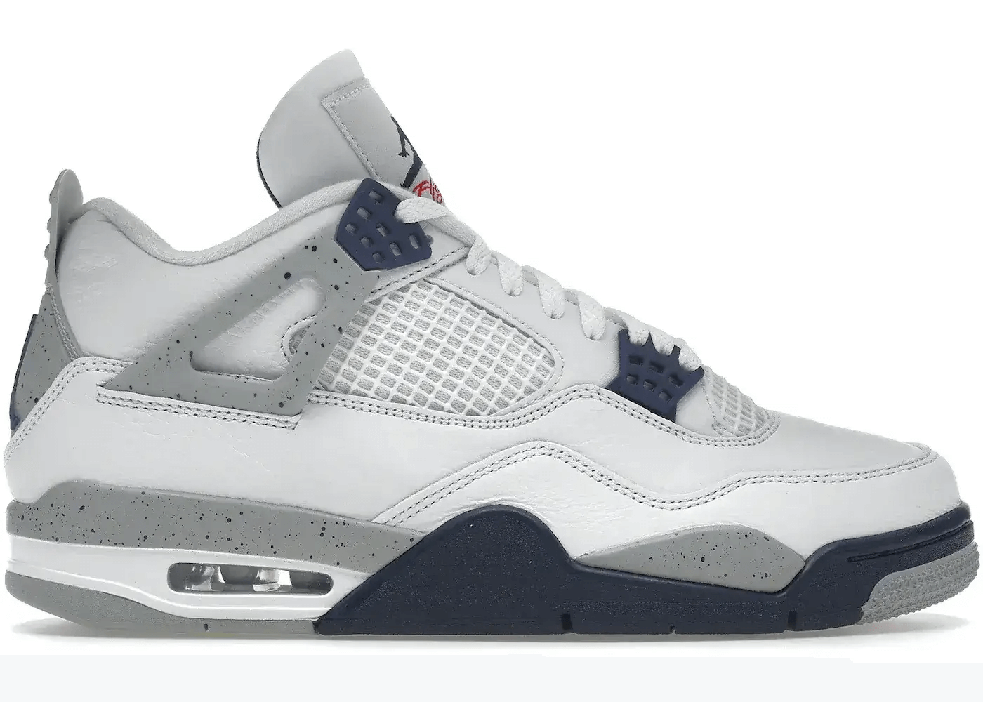 Nike Air Jordan 4 Retro 'White/Navy-Gray'