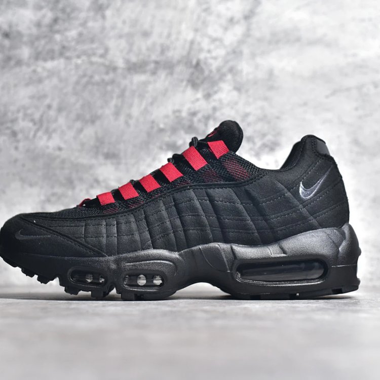Nike Air Max 95 Black and Red Shoes