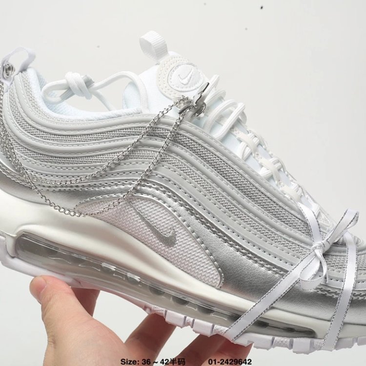 Nike Air Max 97 White/Silver Shoes
