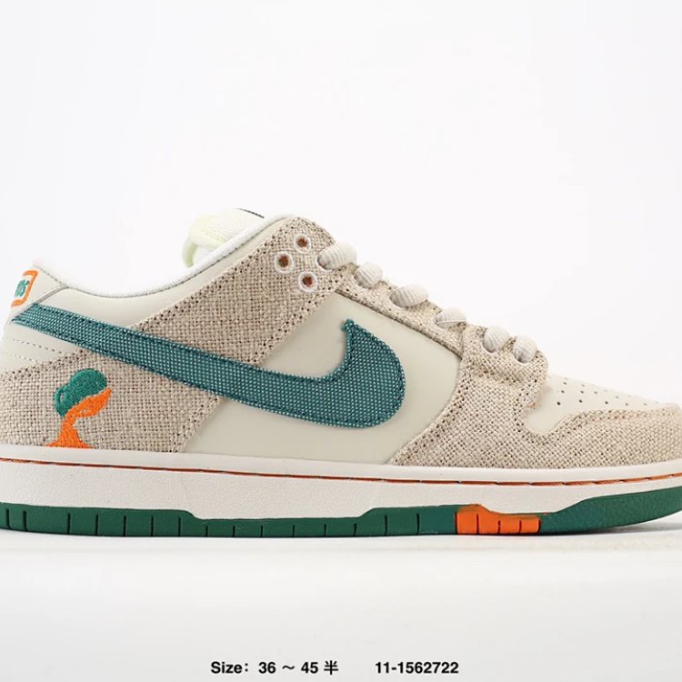 Nike Dunk Low Beige Teal Shoes