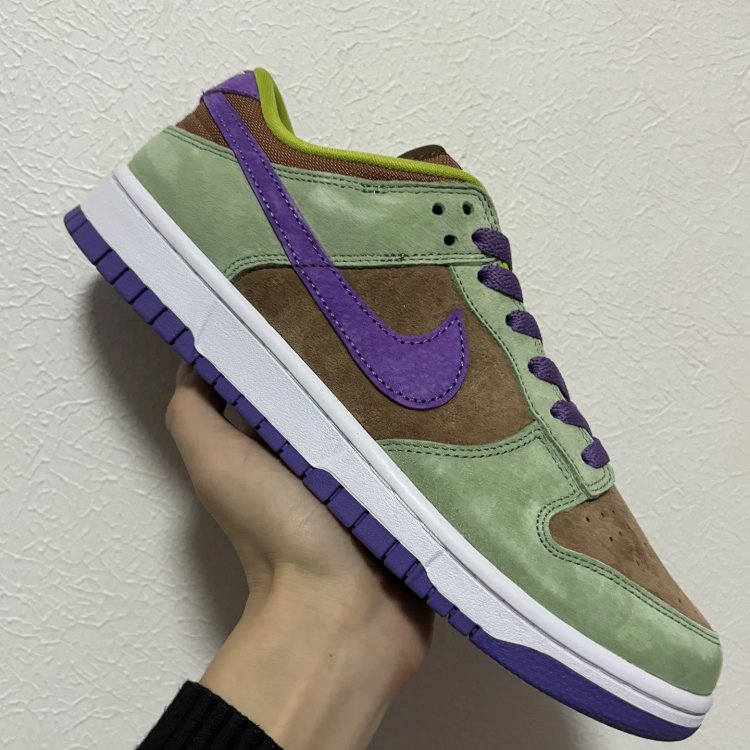 Nike Dunk Low Green Purple Shoes