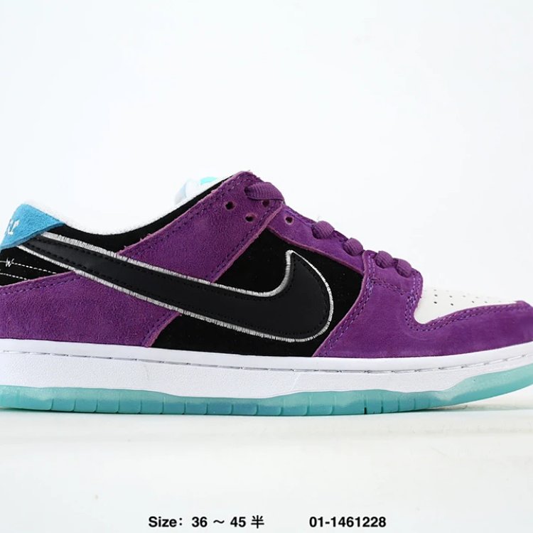Nike Dunk Low Purple Black Shoes