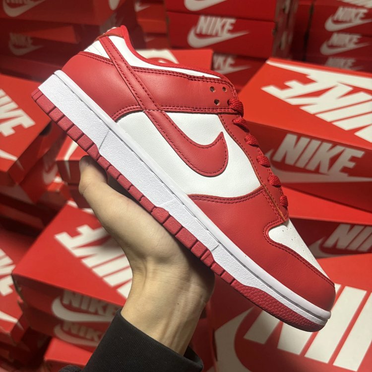 Nike Dunk Low Red White Shoes