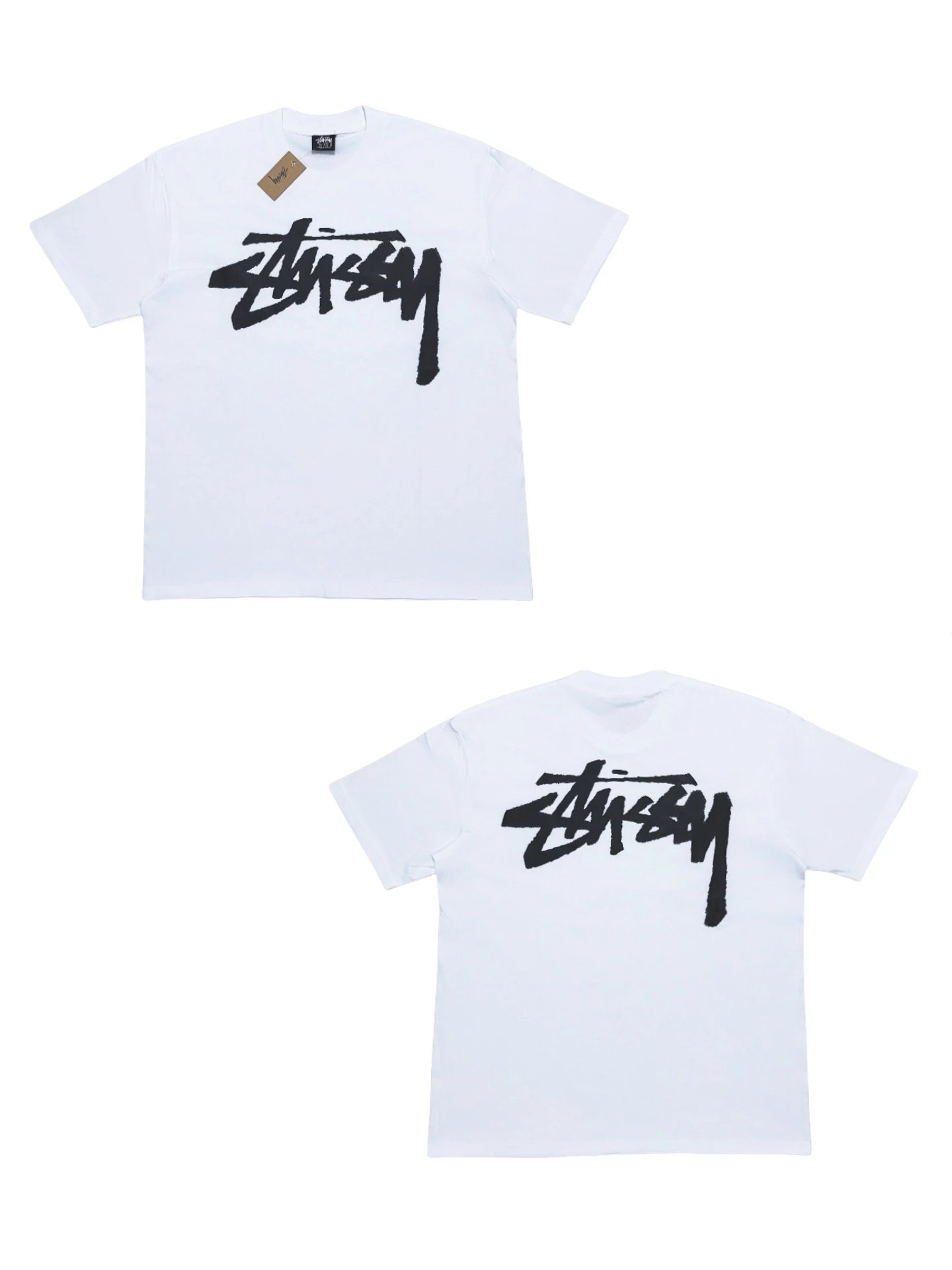 Supreme SS18 Swimmers Tee in White and Mustard, Unisex, Small & US L sizes