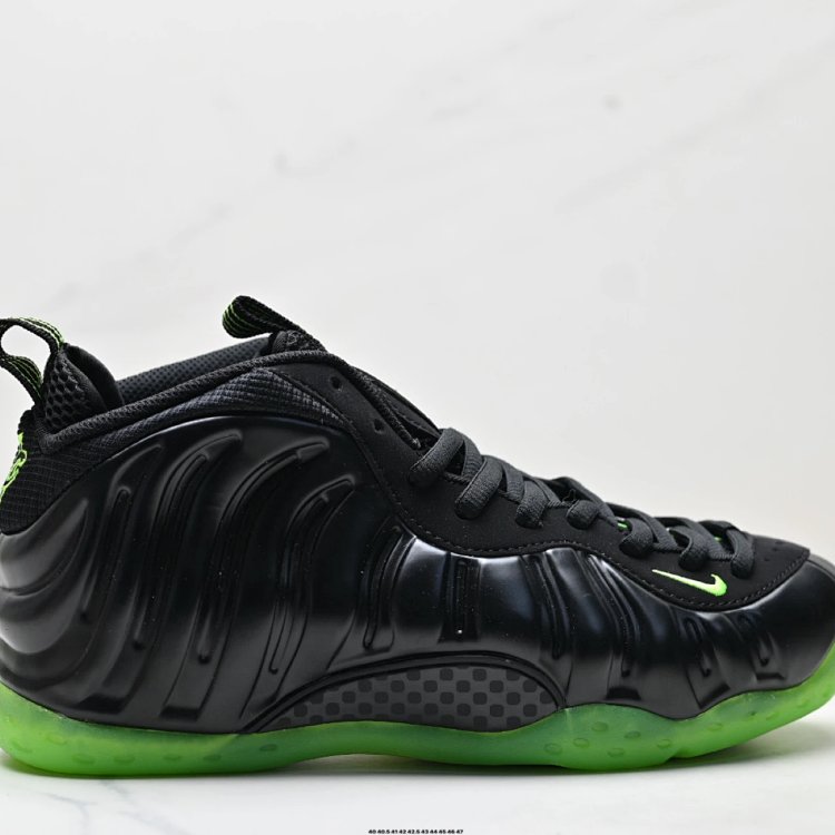 Nike Foamposite One Black Green Shoes