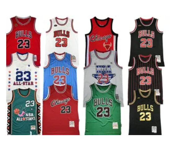 Nike NBA Chicago Bulls Jerseys Red Black Green Collection
