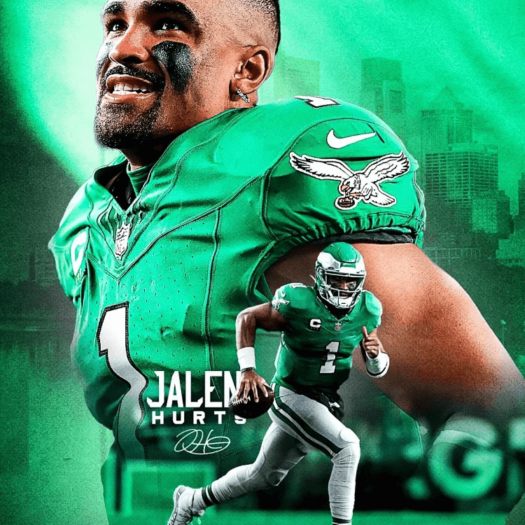 Nike Philadelphia Eagles Jalen Hurts Jersey Green