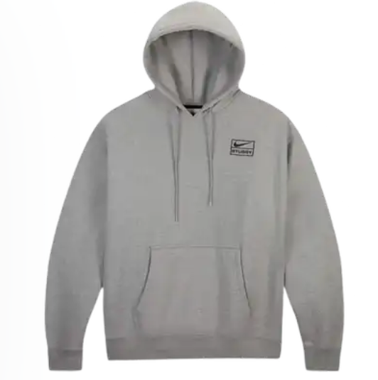 Nike Sportswear Club Fleece Hoodie in Heather Gray - Hoodies