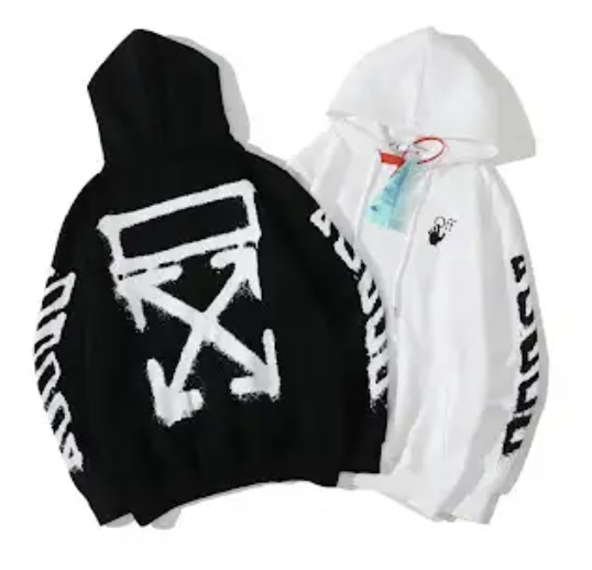 Off-White | Graphic Hoodie | Black & White | Hoodies