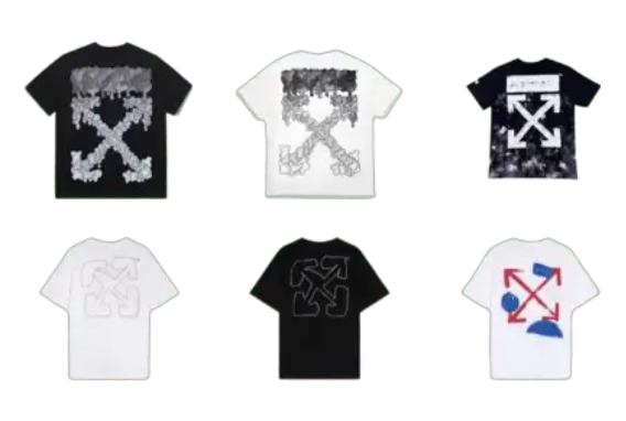 Off-White Arrow Graphic T-Shirt Black/White T-Shirts