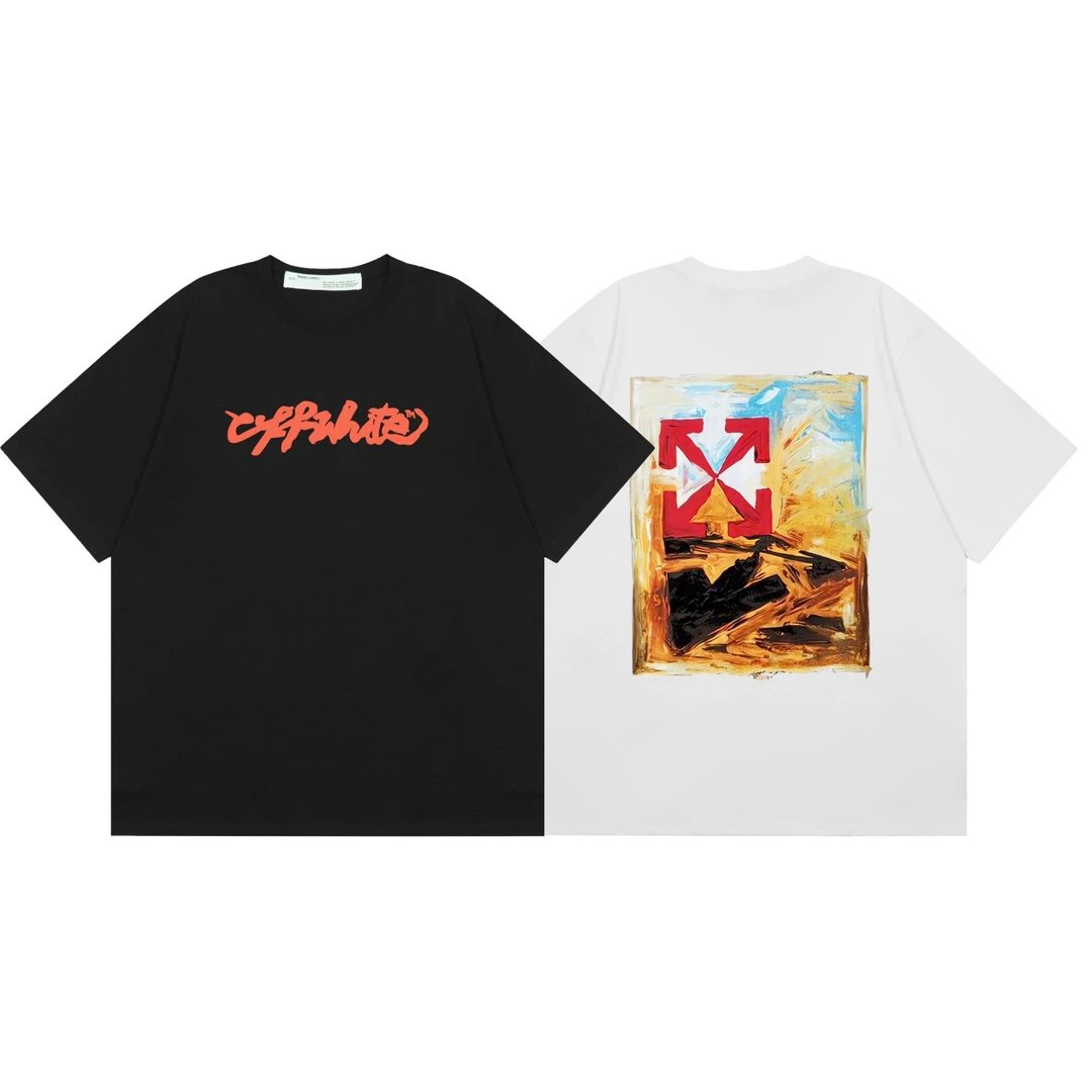 Off-White Arrows Graphic T-Shirt Black White