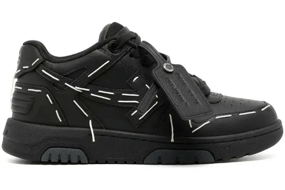 Off-White Black Industrial Low-Top Sneakers