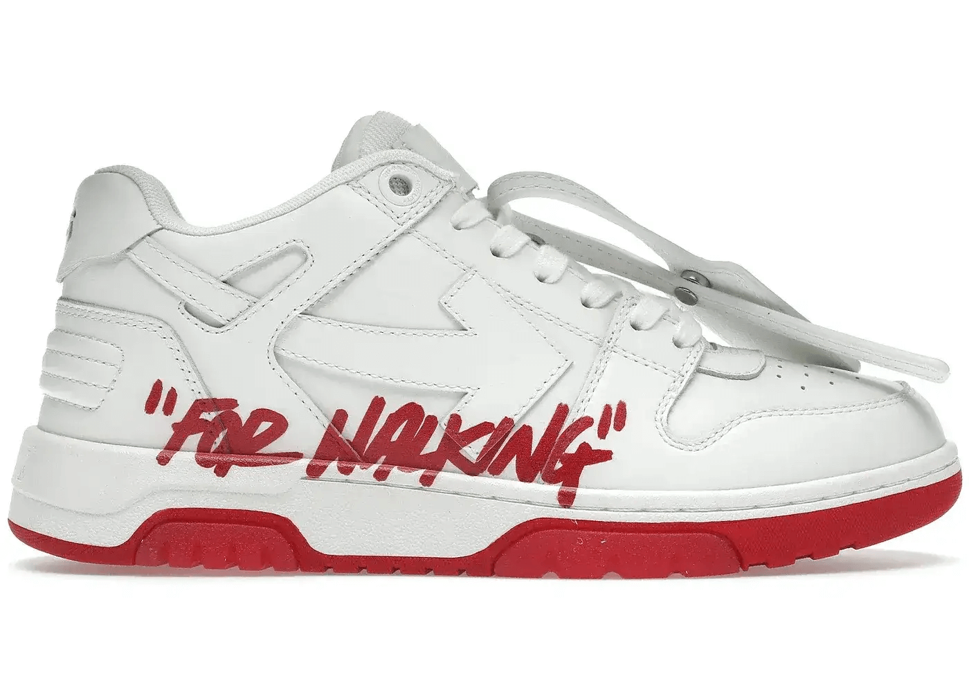 Off-White For Walking Sneakers White Red