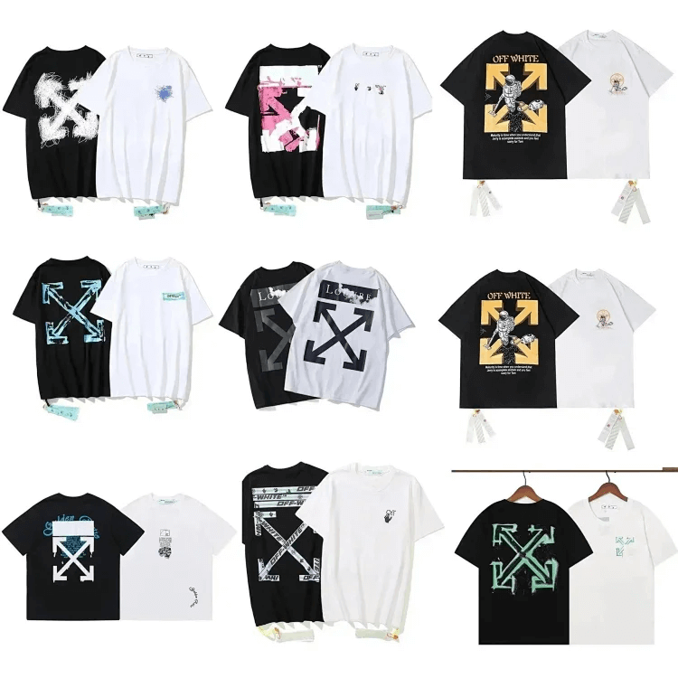 Off-White Graphic Print T-Shirt White/Black