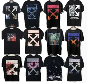 Off-White Graphic T-Shirts Black Collection T-Shirts