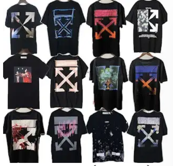 Off-White Graphic T-Shirts Black Collection T-Shirts