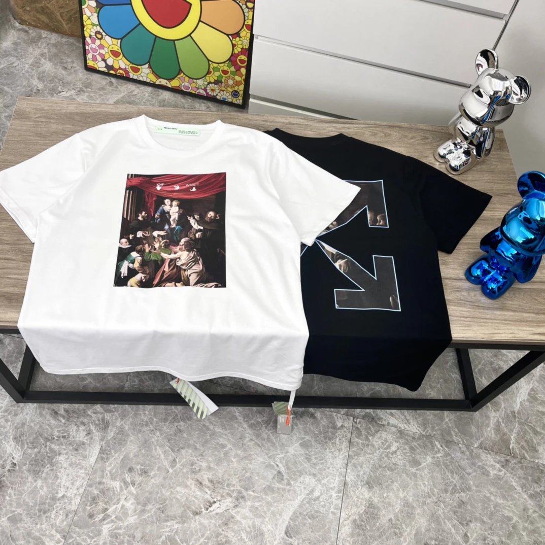 Off-White Printed T-shirt White Black