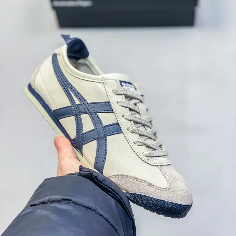 Onitsuka Tiger Mexico 66 Beige/Navy Shoes