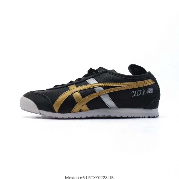 Onitsuka Tiger Mexico 66 Black Gold Shoes