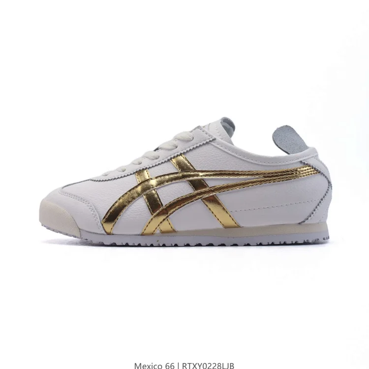 Onitsuka Tiger Mexico 66 White Gold Shoes